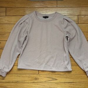 Banana Republic size small light pink puff sleeve sweatshirt